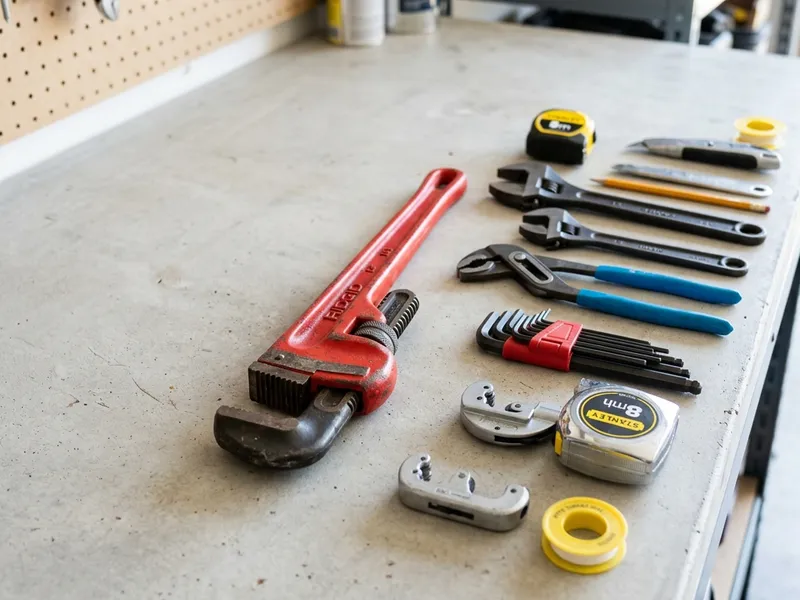 Professional plumbers in Brewer, ME equipped with top-tier tools for residential and commercial plumbing services.